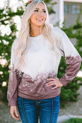Tie-dye gradient sweatshirt