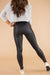 Legging skinny noir en similicuir