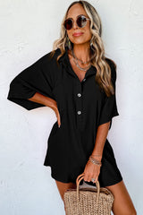 Combi-short ample noire *-A WOMAN WE LOVE