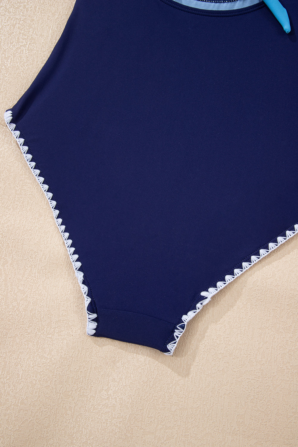 Blue piece swimsuit *
