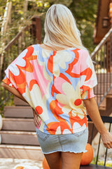 Chemisier côtelé jaune imprimé floral *-A WOMAN WE LOVE
