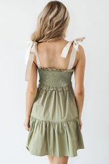 Laurel Green - Mini -Robe con volantes *