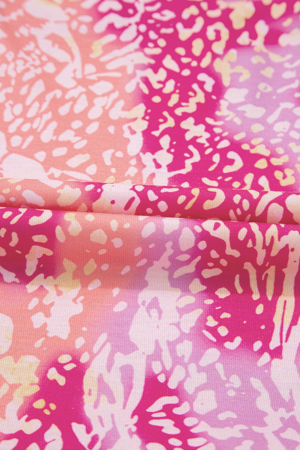 Pink - High Classic tunic with leopard print and tissue color *