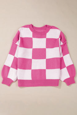 Pilgrimous pilot sweater with pink stripes