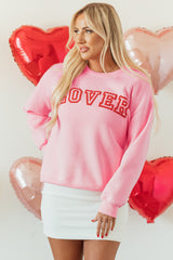 Lover sweatshirt with puffy print *