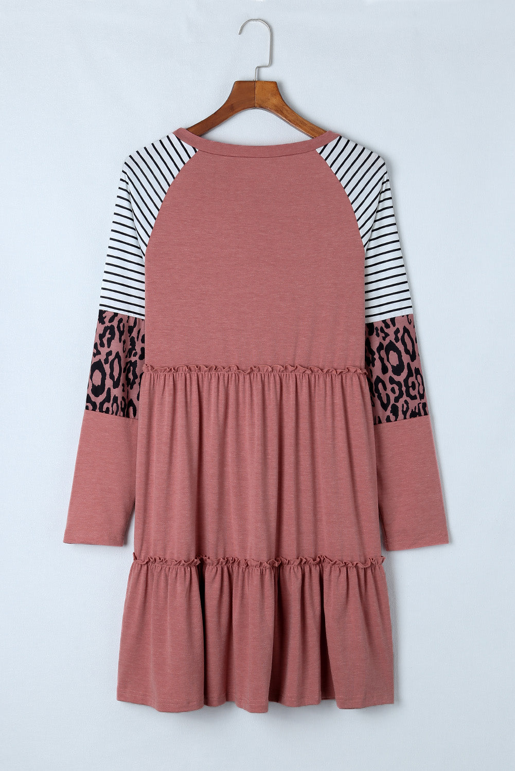 Patchwork de leopardo rosa Mini Mini Vestido