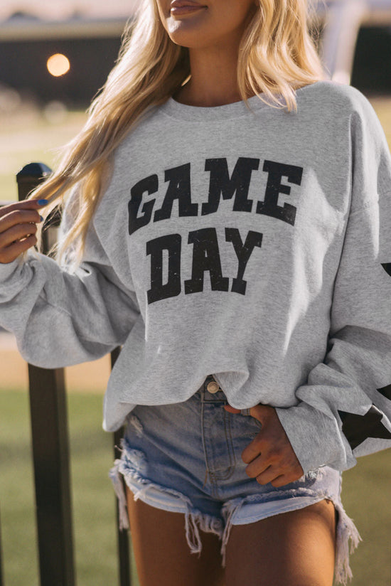 Black Game Day Graphic * sweatshirt