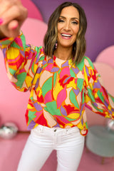 Blouse jaune à manches-A WOMAN WE LOVE