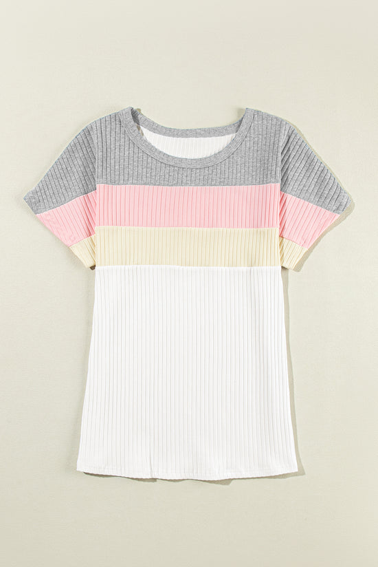 Patchwork color block * t-shirt *