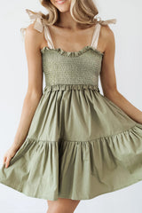 Laurel Green - Mini -Robe con volantes *