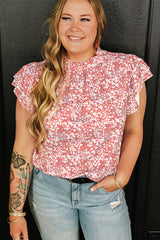 Chemisier imprimé floral  de grande taille *-A WOMAN WE LOVE