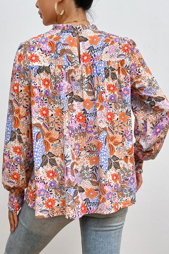 Multicolored flowery blouse *