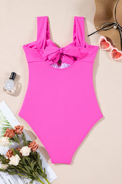 Maillot de bain une pièce rose vif *