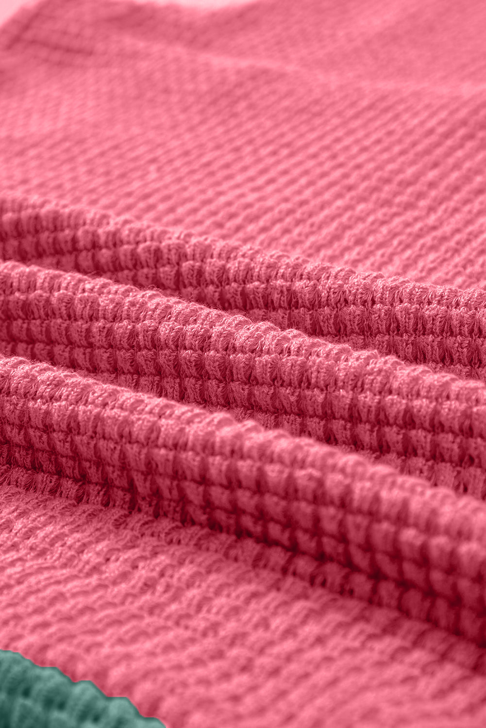 Débardeur en tricot respirant avec poche plaquée couleur rose fraise