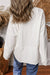 White Baggy Drop Shoulder Sweatshirt with Solid Color Patchwork