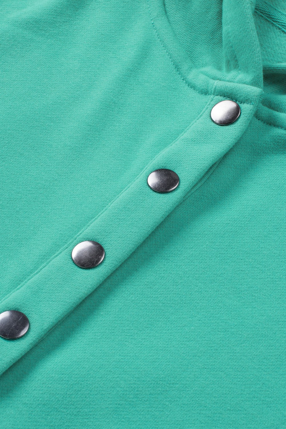 Sweat à capuche Henley Henley à poche à poche à pochette turquoise