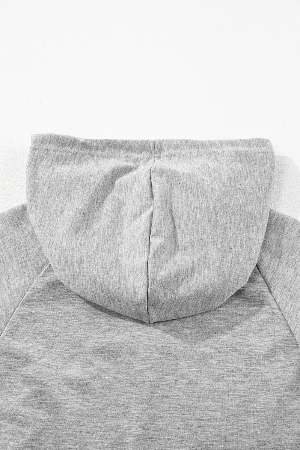 Sweat à capuche gris cordon et salon de pantalon à taille haute