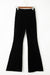 Flared pants in ribbed velvet *