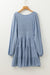 Ashleigh Blue -Smockence de mini -Robe con Lible Long y V -Colo en varios niveles