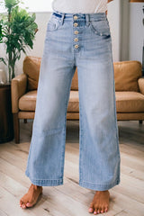 Jean large multis boutons