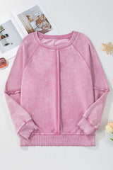 Raglán rosa y sudaderas rosas *
