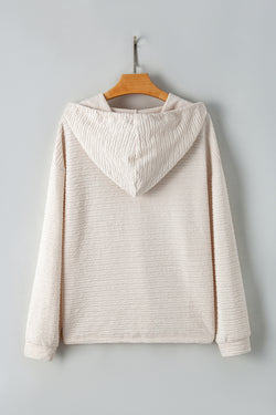 Sudadera con capucha henley