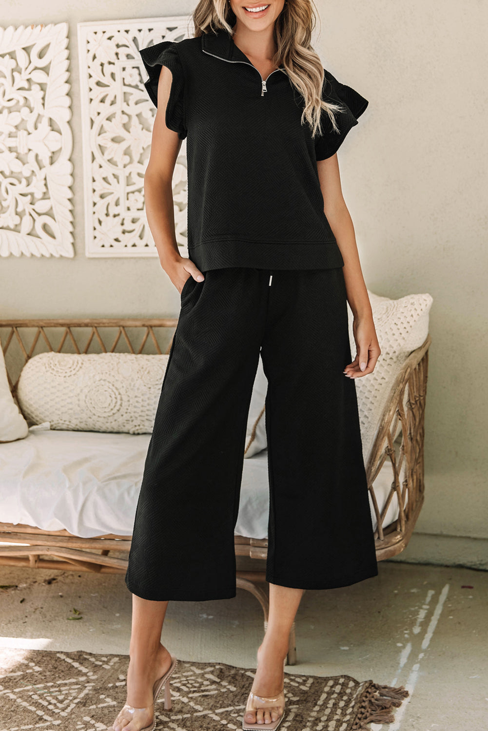 Ensemble haut et pantalon large *-A WOMAN WE LOVE
