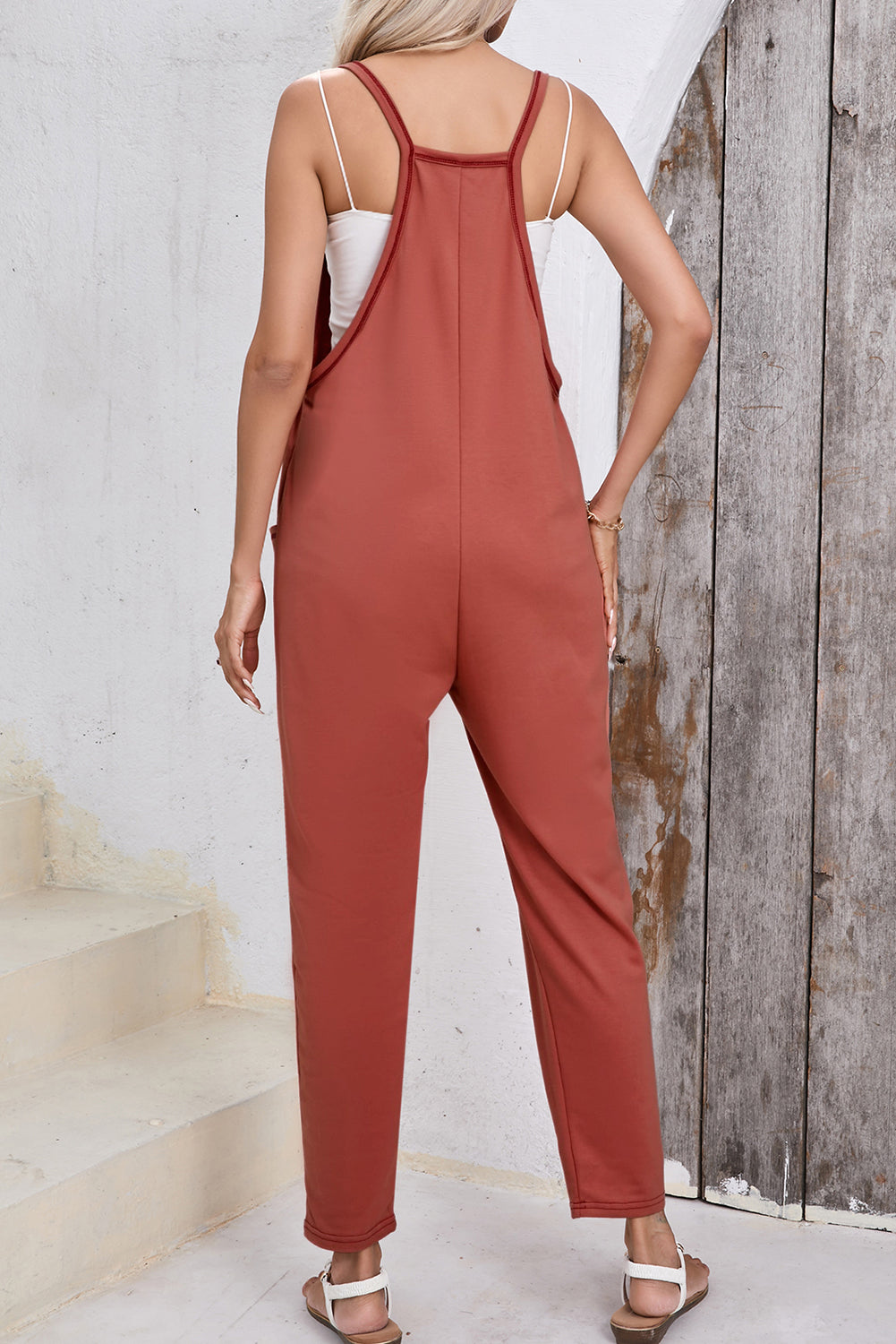 Combinaison sarouel avec poches latérales *-A WOMAN WE LOVE