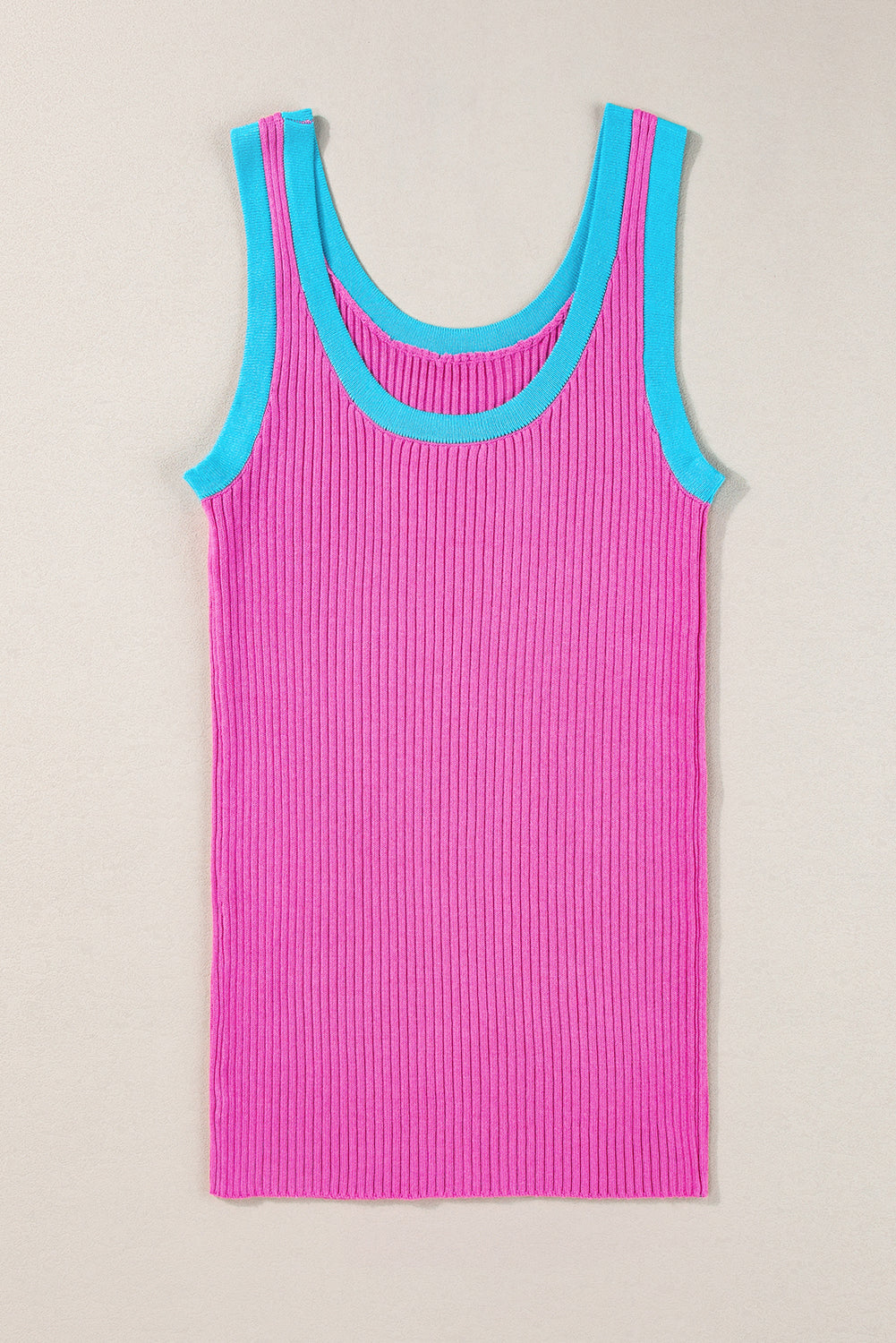 Débardeur à col en U en tricot côtelé *-A WOMAN WE LOVE