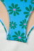 Swimsuit an orange floral part *