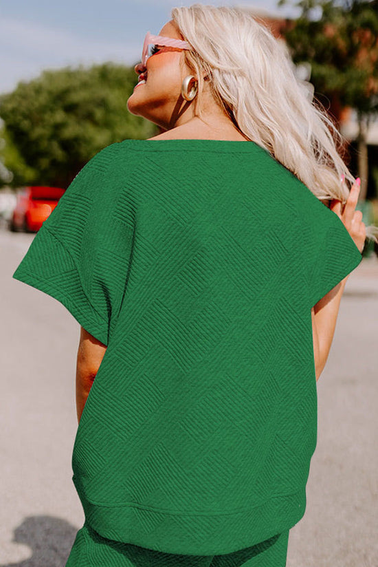 Camiseta de corte sin camiseta en verde oscuro *