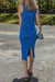 Sleeveless mid-length sweater dress *