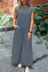 Combinaison sans manches à jambe large *-A WOMAN WE LOVE