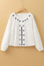 Long sleeve buttoned blouse *