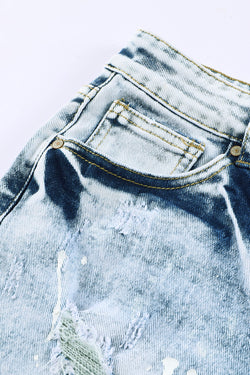 Jeans Whiteen Efecto tibio del cielo azul Efecto