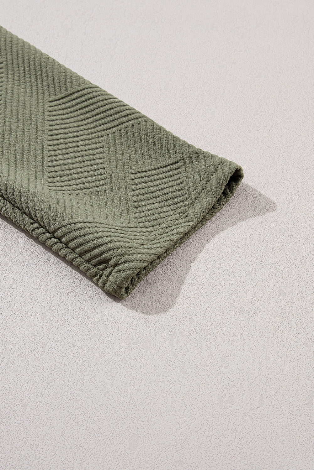 Sudadera de tejer verde de laurel verde verde con bolsillo canguro