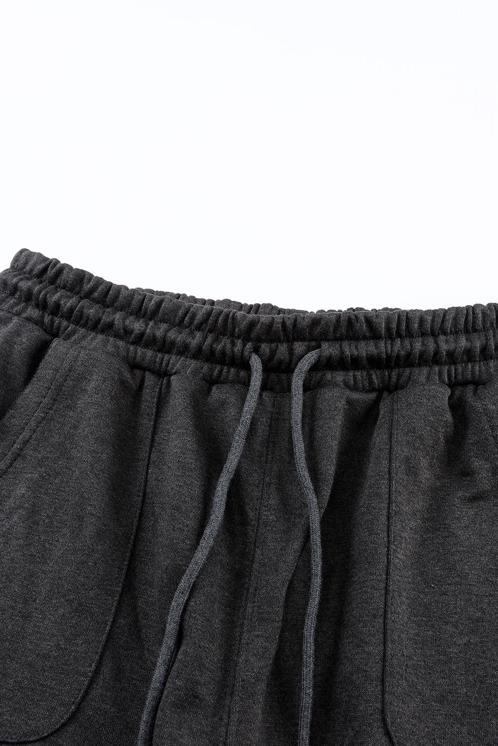 Pantalon de la jambe rétro large lavé minéral gris