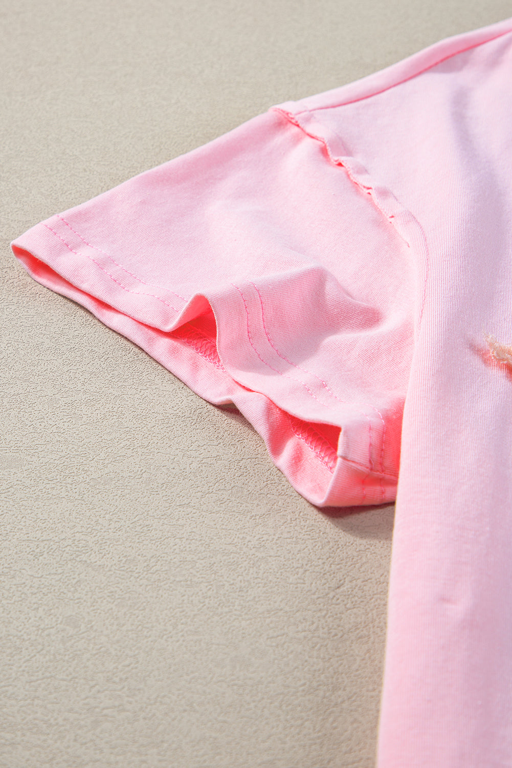 Camiseta de patchwork de Pink Stars