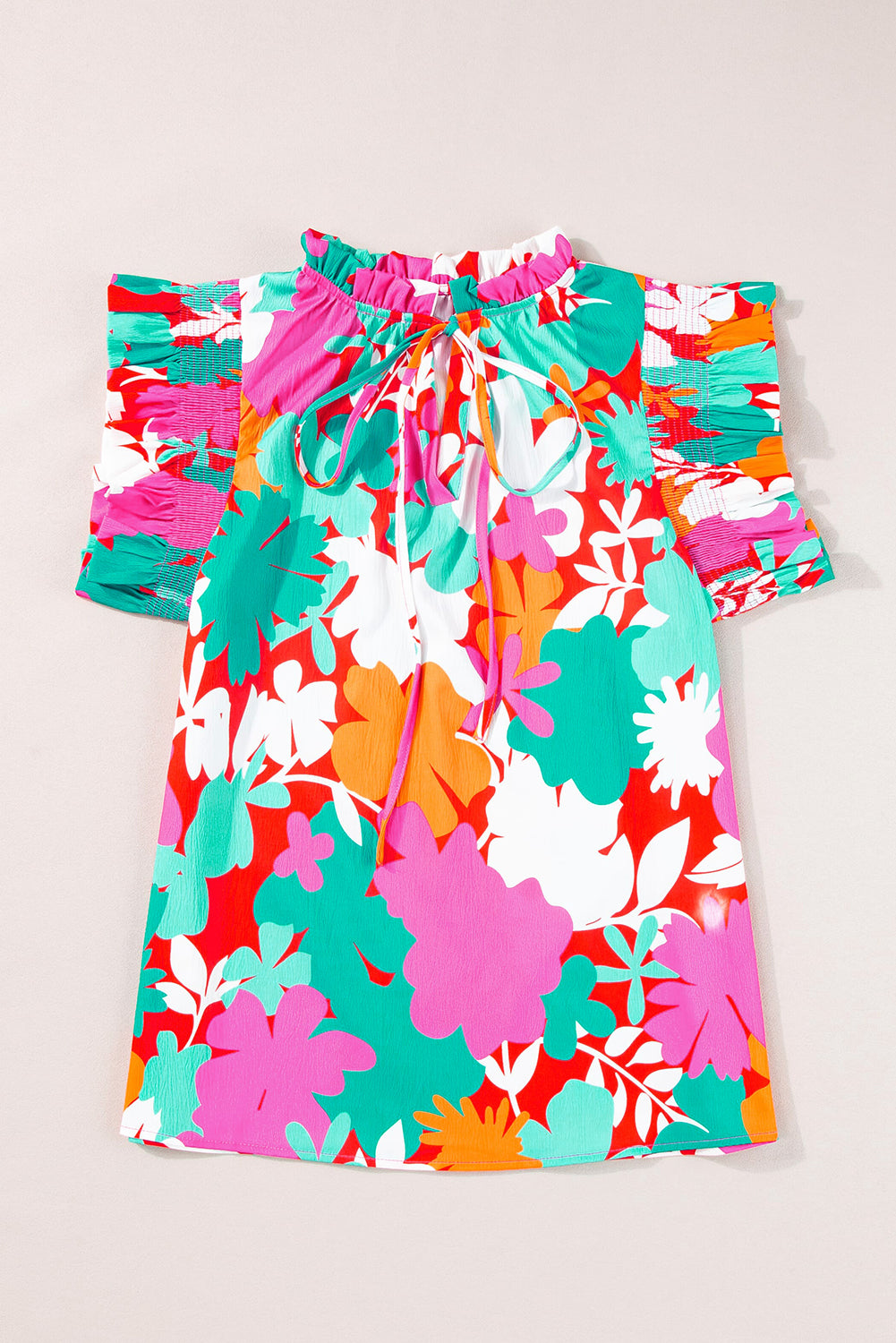 Chemisier vert à volants *-A WOMAN WE LOVE