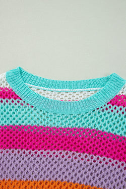 Patchwork Knitting Sweater *