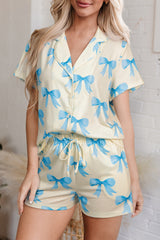 Sleeve and sleeve shirt pajamas.*