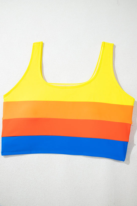 Maillot de Bain Colorblock Chic *