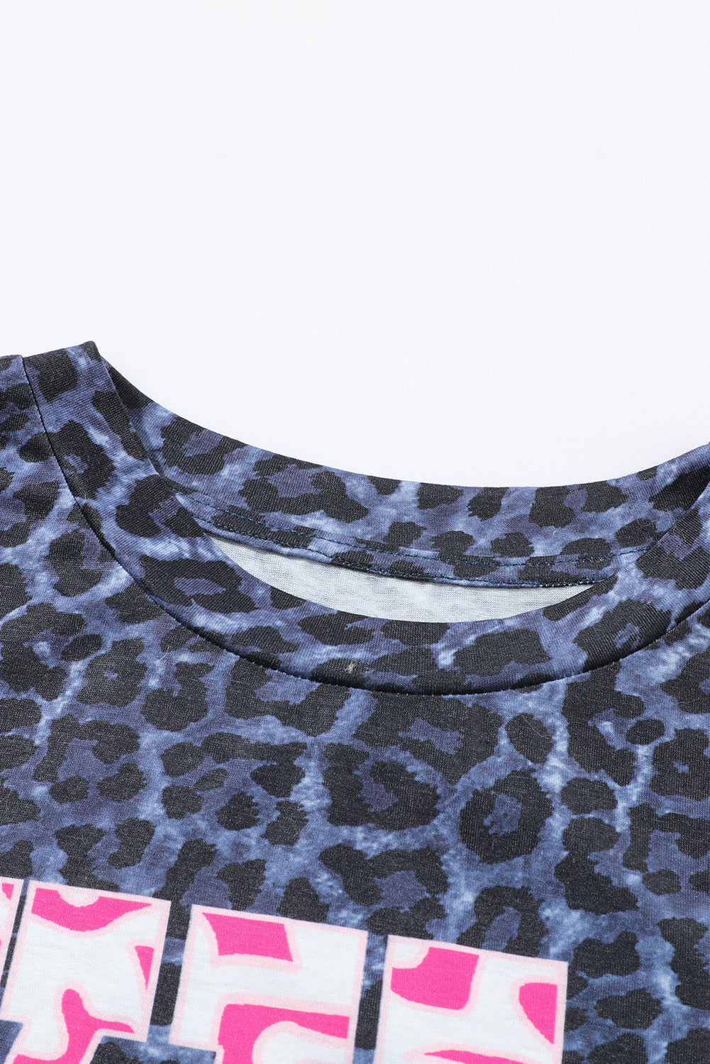 Black Wild Like the West Leopard Tee