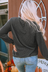 Black graphics sweatshirt with Nashville Music City cord