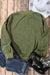 Green Crew Neck Drop Shoulder Sweatshirt