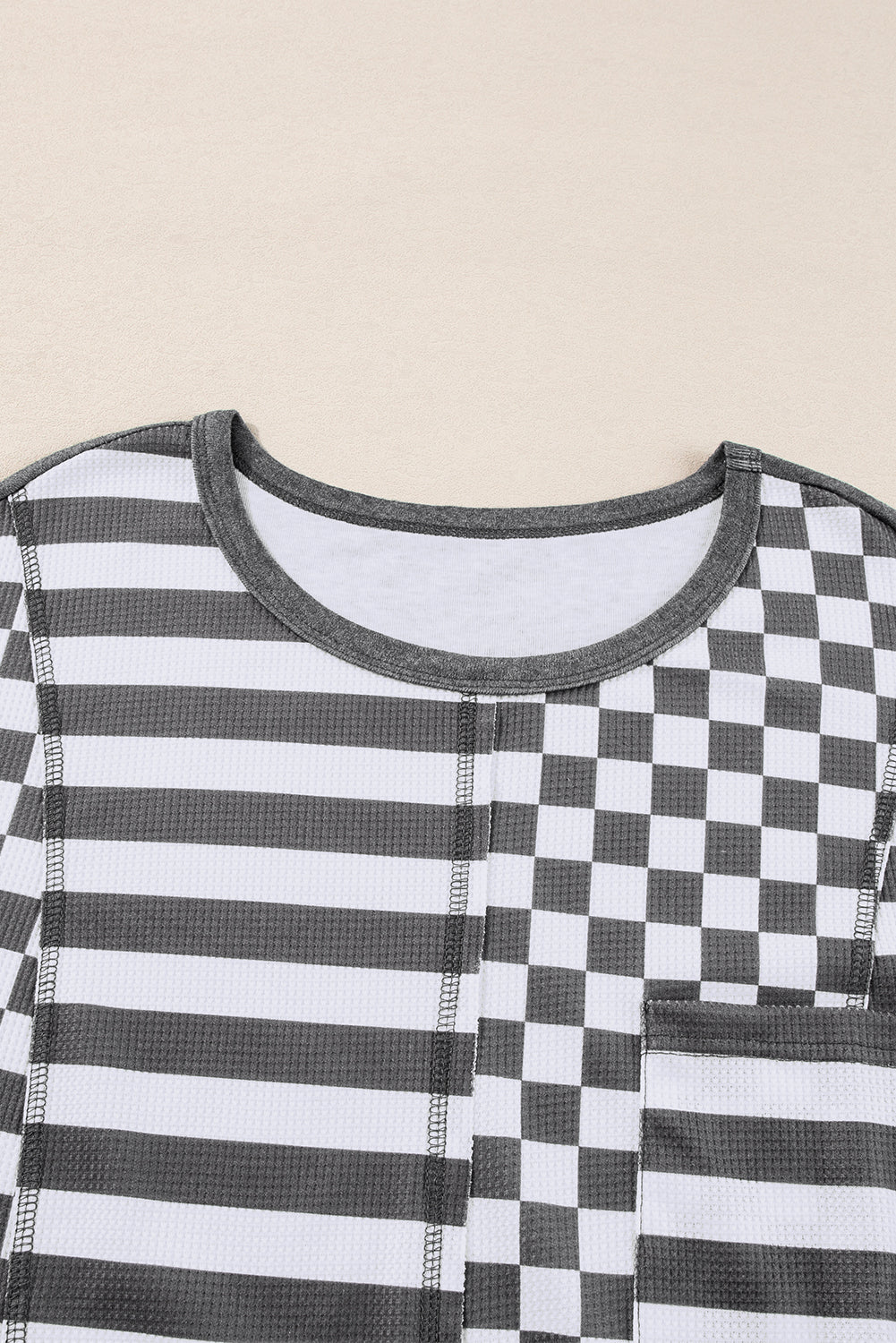 Chemisier gris foncé à poches et manches lanternes *-A WOMAN WE LOVE