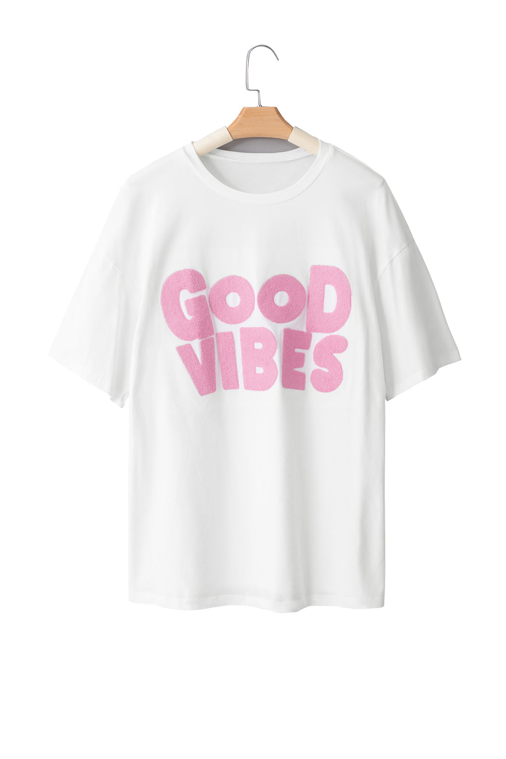 Good vibrations CHENILLE brodées T-shirt Crewneck