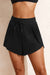 Black Bikini Shorts Alta cintura *