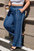 Pantalon ample grande taille en jean *