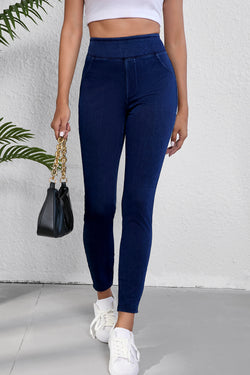 Jegging Slim Extensible Alta Ashleigh Blue en color